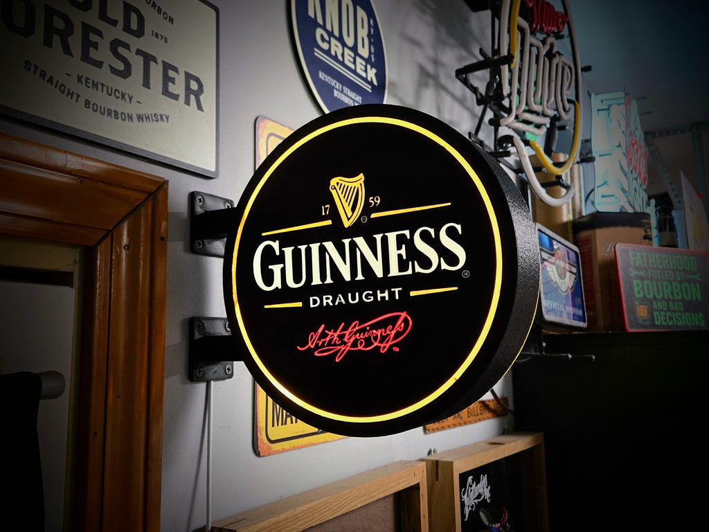 GUINNESS - 2-Sided Wall mount Pub Light