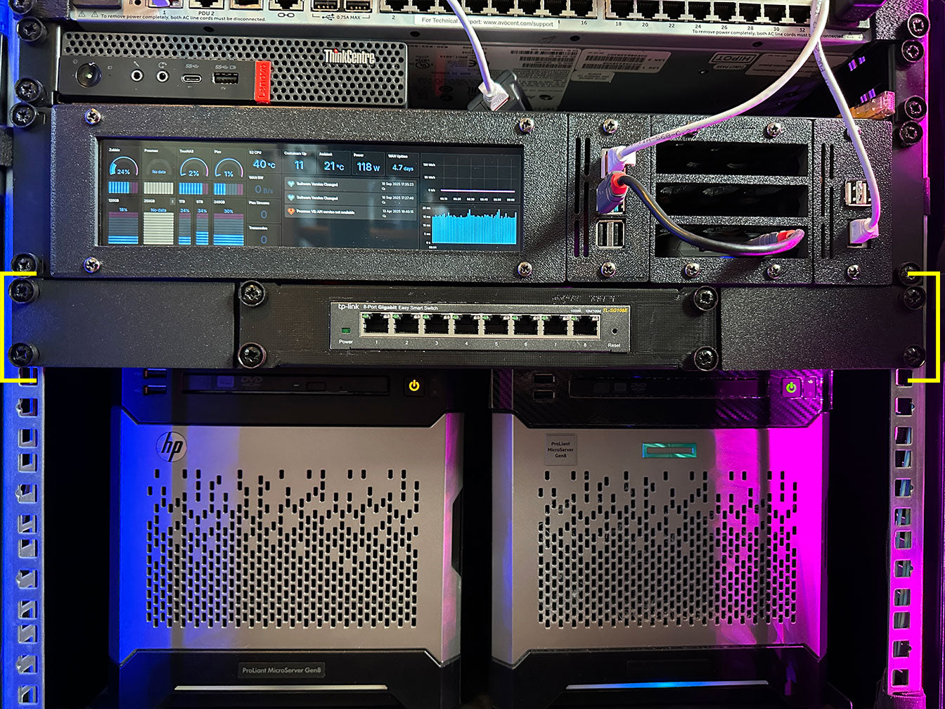 10 Inch to 19 Inch Network Server Rack Adapter