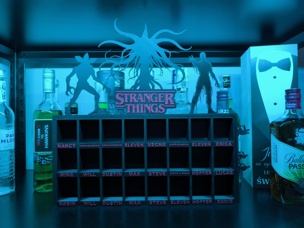 Stranger Things Kinder Figure Display Stand