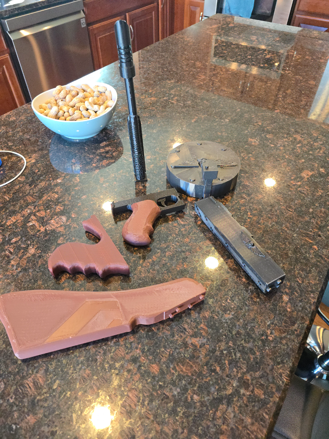 Full Size Tommy Gun Prop