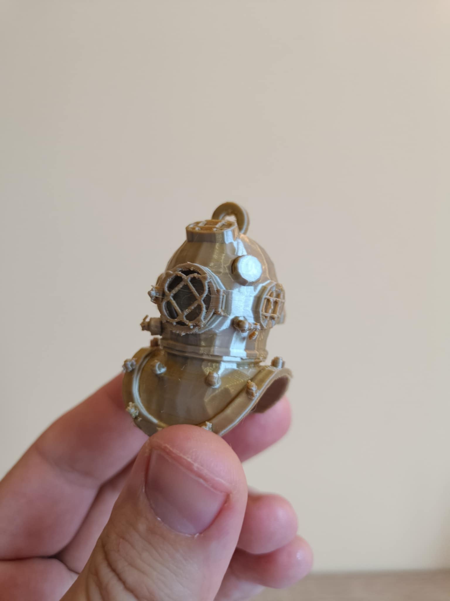 Diving Helmet Model and Keychain