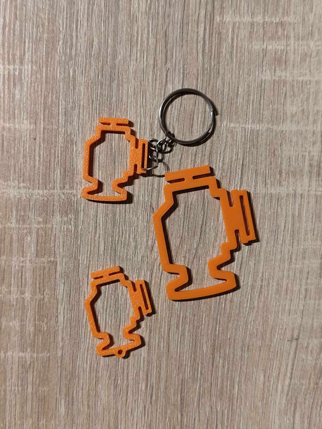 Check engine keychain
