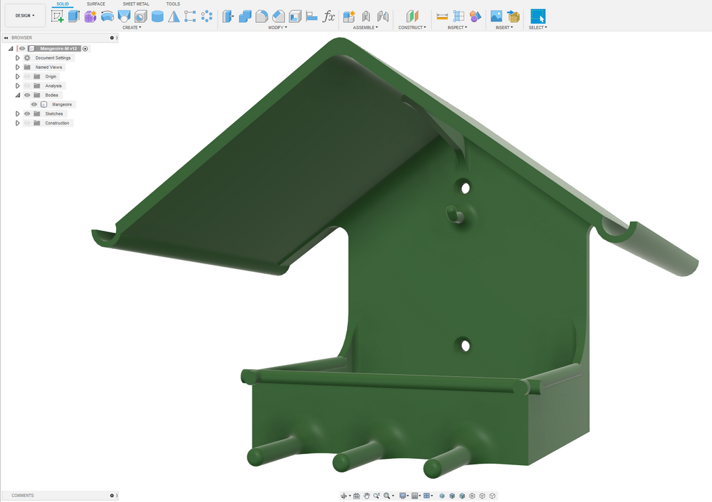 Bird feeder - Fat ball holder