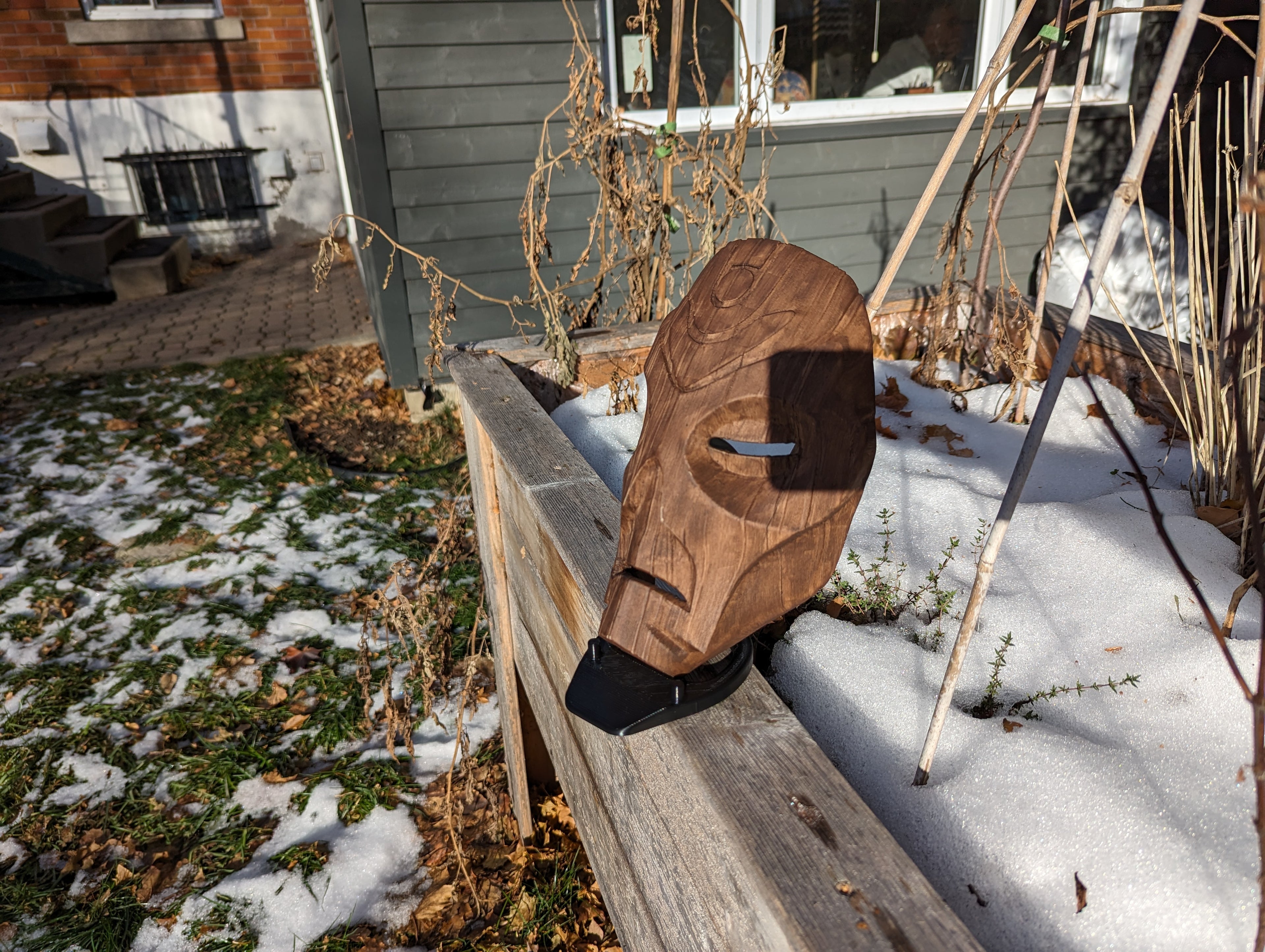 Skyrim Dragon Priest Wooden Mask