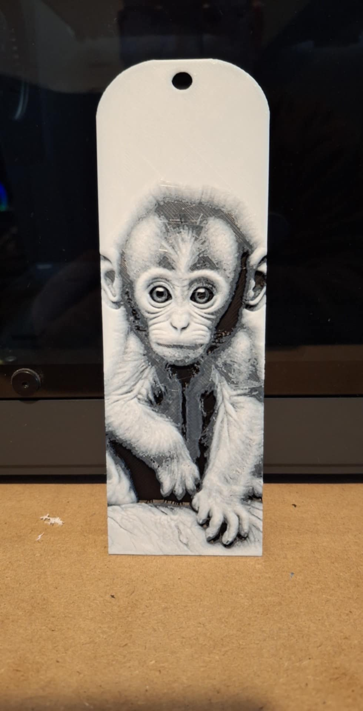set 2 - Jungle animal bookmarks - greyscale