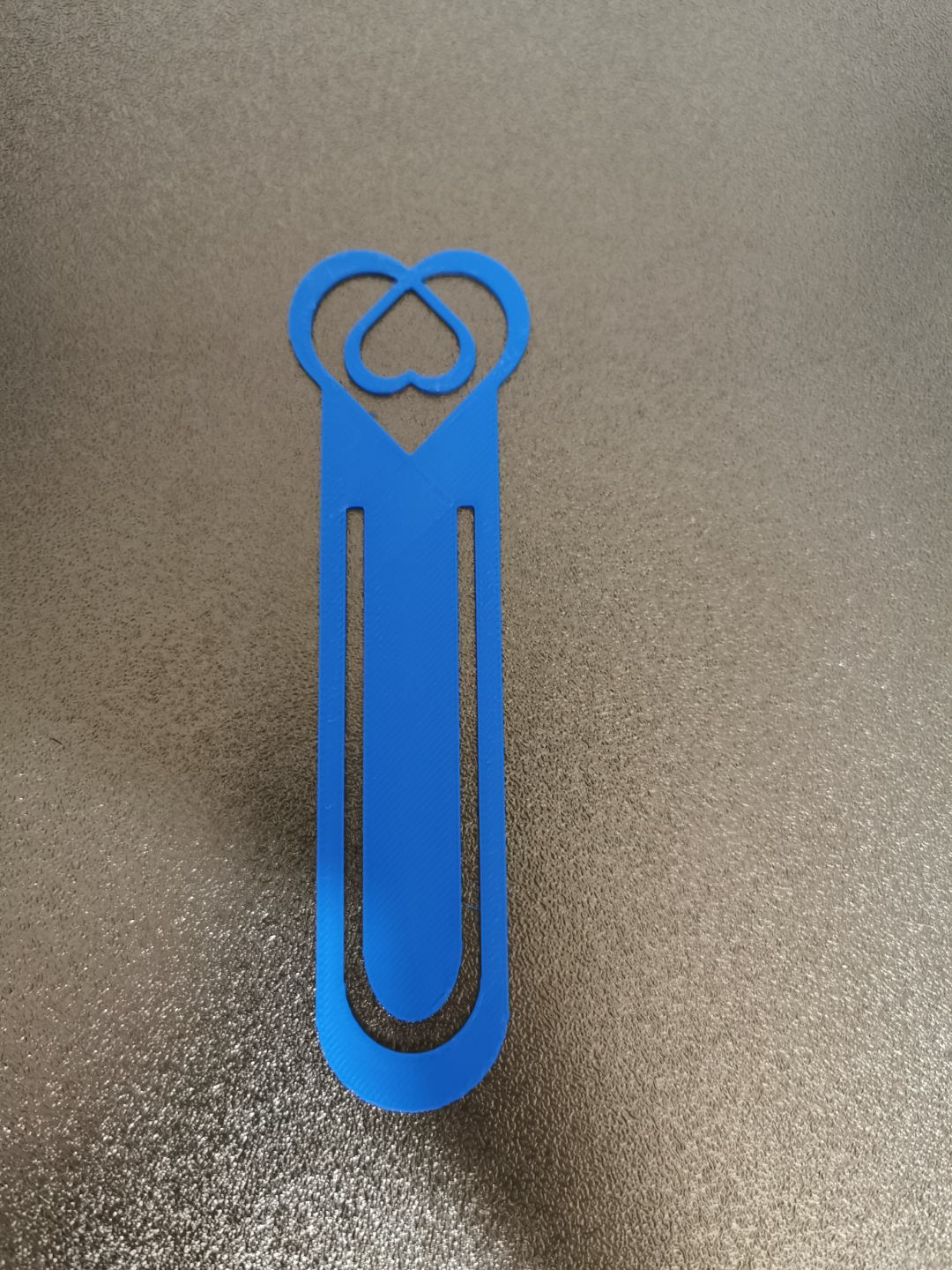 Heart paperclip. Bookmark