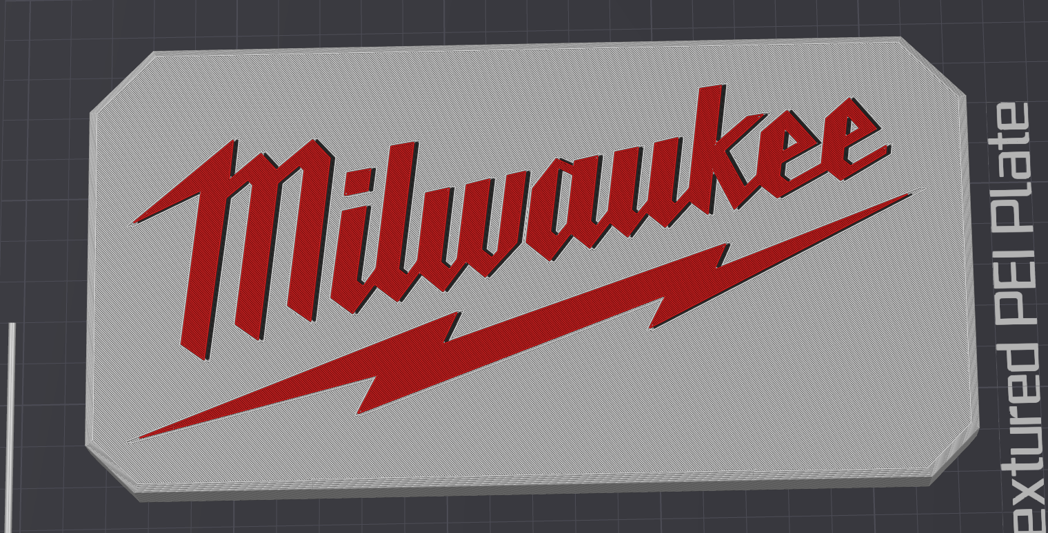 Milwaukee Shadow Logo Slide On Lid Packout Bins