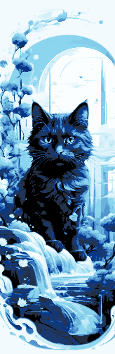 Set of 3 Bookmarks of Cats - Hueforge