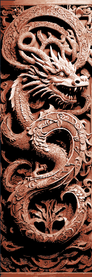 Set of 3 Bookmarks - Viking Nordic Knotwork Carving in wood of Dragons