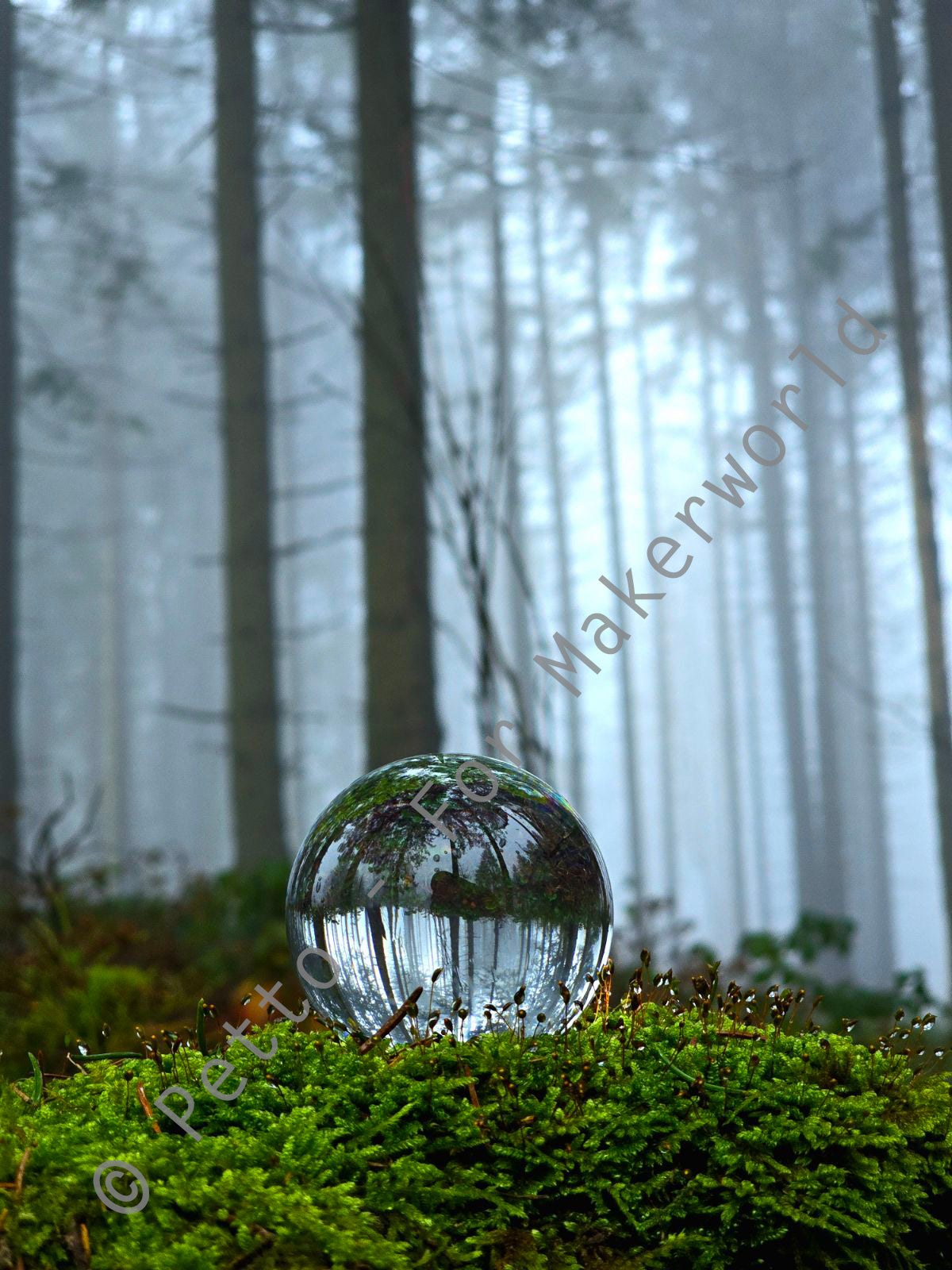 Simple Lensball Ring / Socket