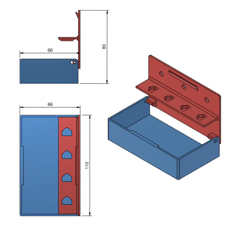 A1 Wall hotend holder - A1 Porta hotend da parete
