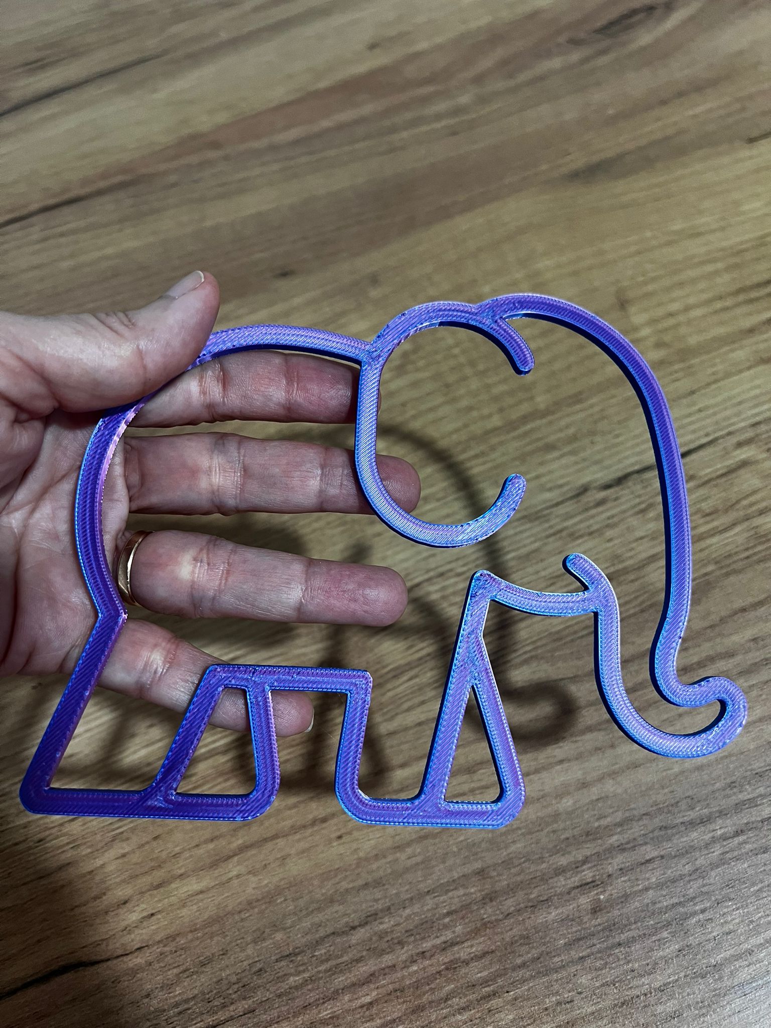 moldura elefante para decoração