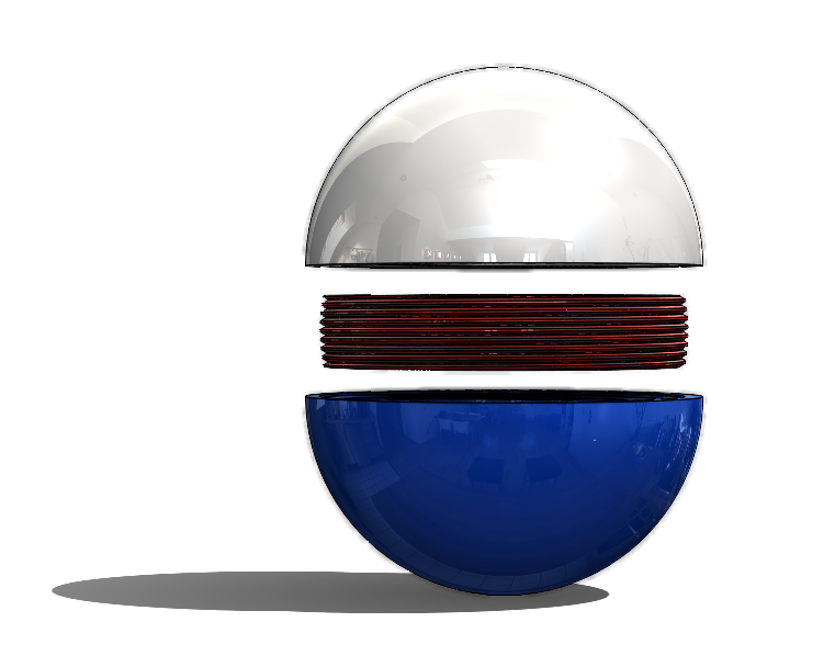 Sphere with Spherical Thread Coupling