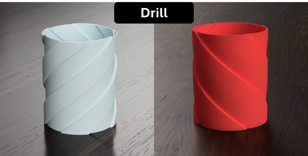 Geometric Pencil Pot Series: 11 Designs