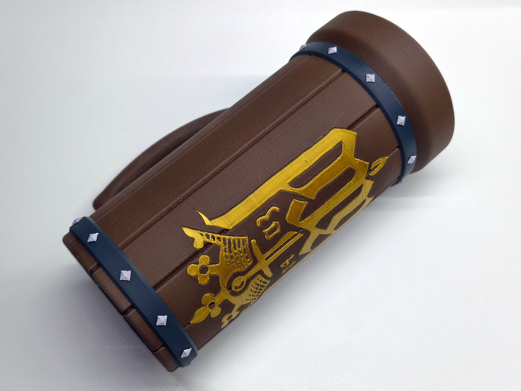 Can Holder – wooden barrel style and KCD logo