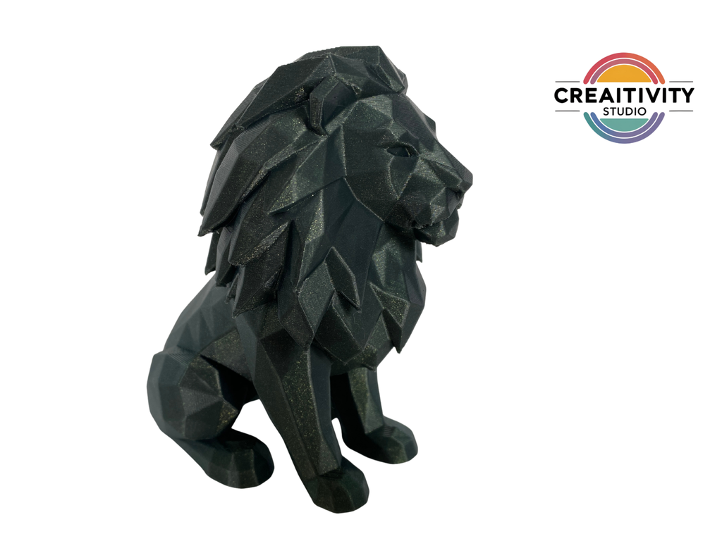 Low Poly - Löwe "Veyronis" - Free Commercial Use