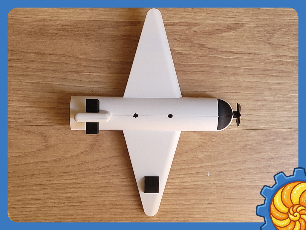 my drone plane - 6yo's First 3D Drawings