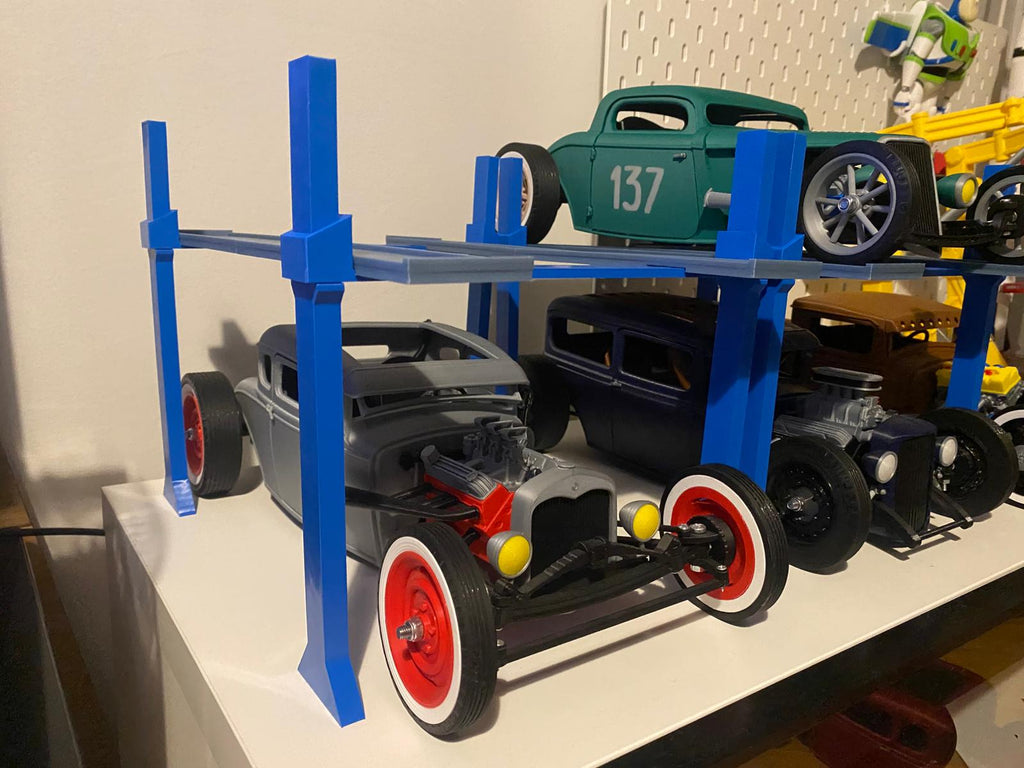 1/12 Scale Model Car Lift (Scalable Design)