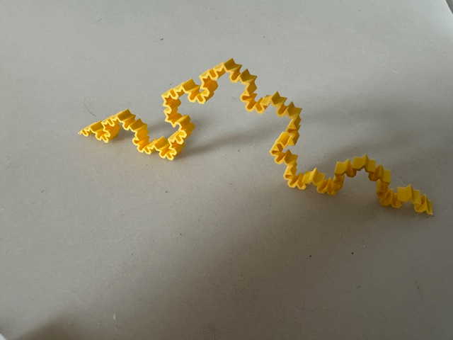Von Koch fractal curve
