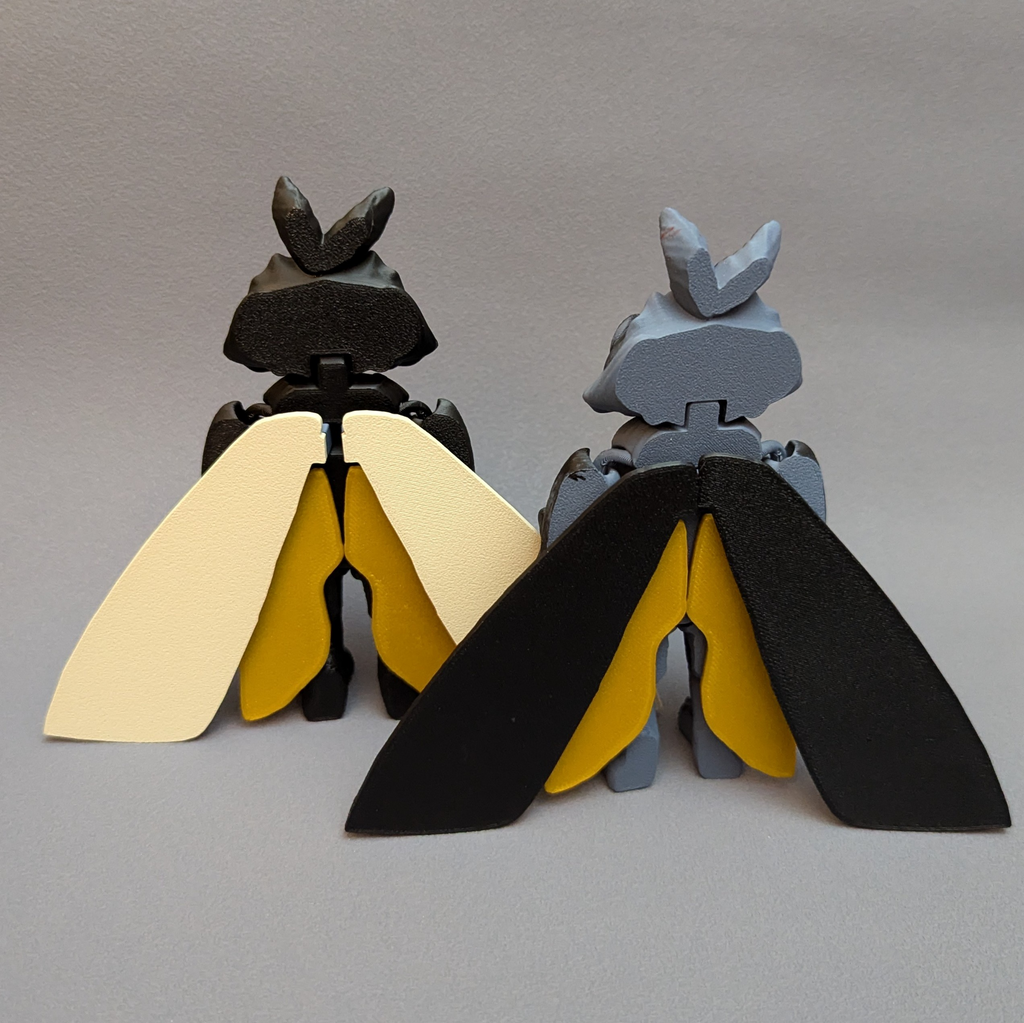 Articulated Mothman Cryptid Monster