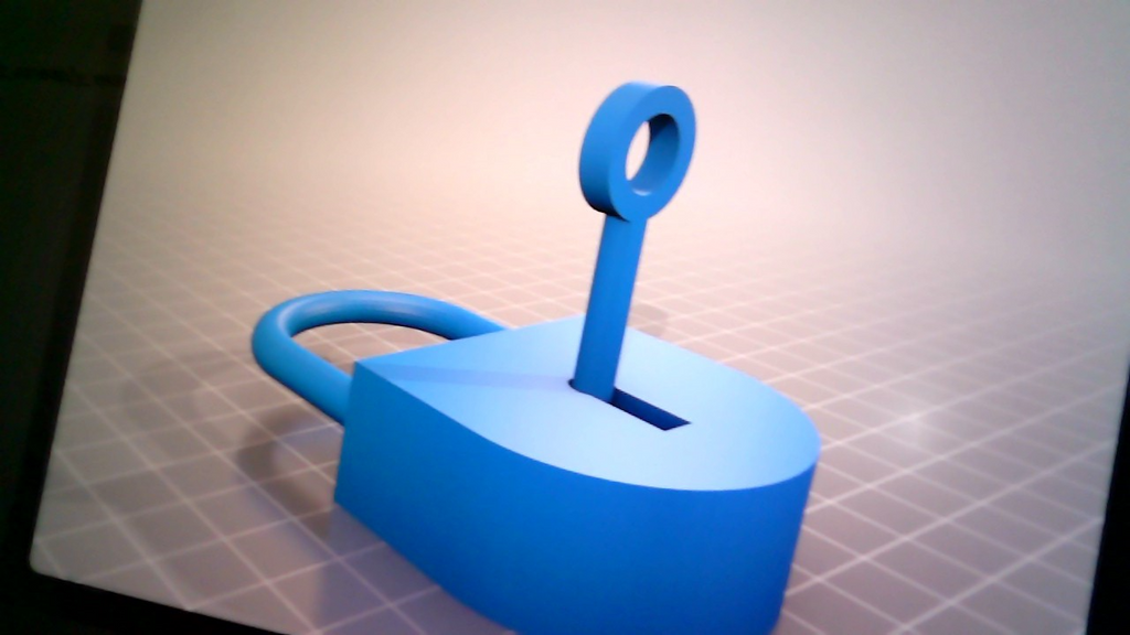 100% 3D printed Padlock