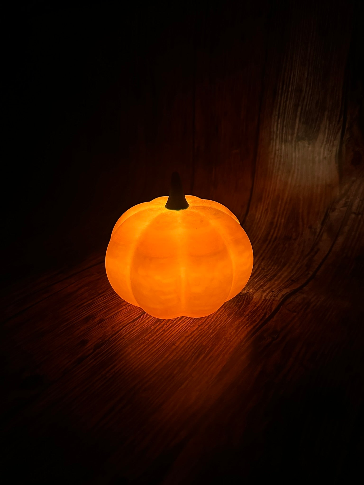Hollow Pumpkin Decor – Fits LED Tea Light