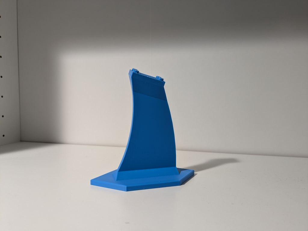 Angled Brick Ship Display Stand, Compound Angle