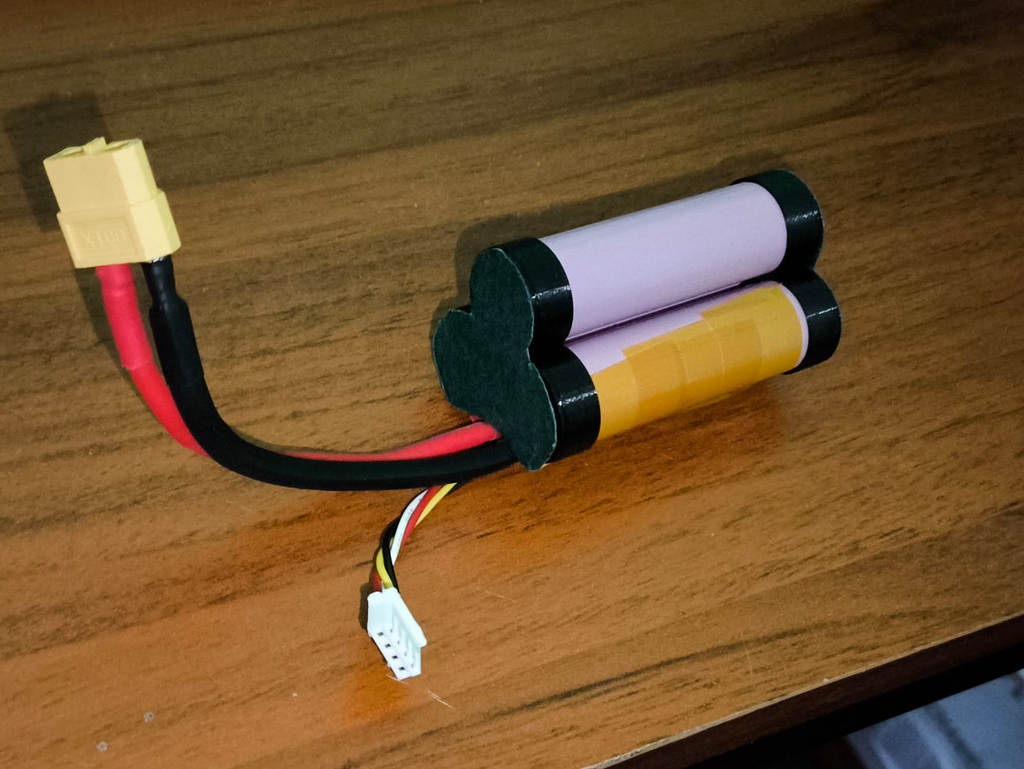 3S1P or 1S3P battery holder for 18650