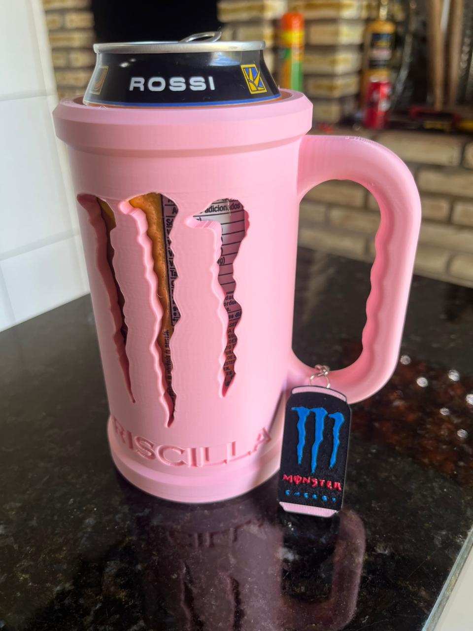 Chaveiro Abridor modelo lata latinha Monster