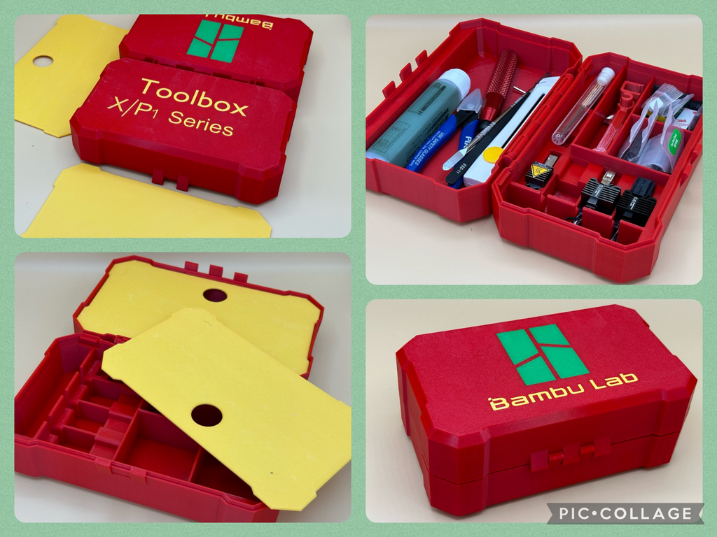 "Print-in-Place" X/P Series Accessory Tool-Box