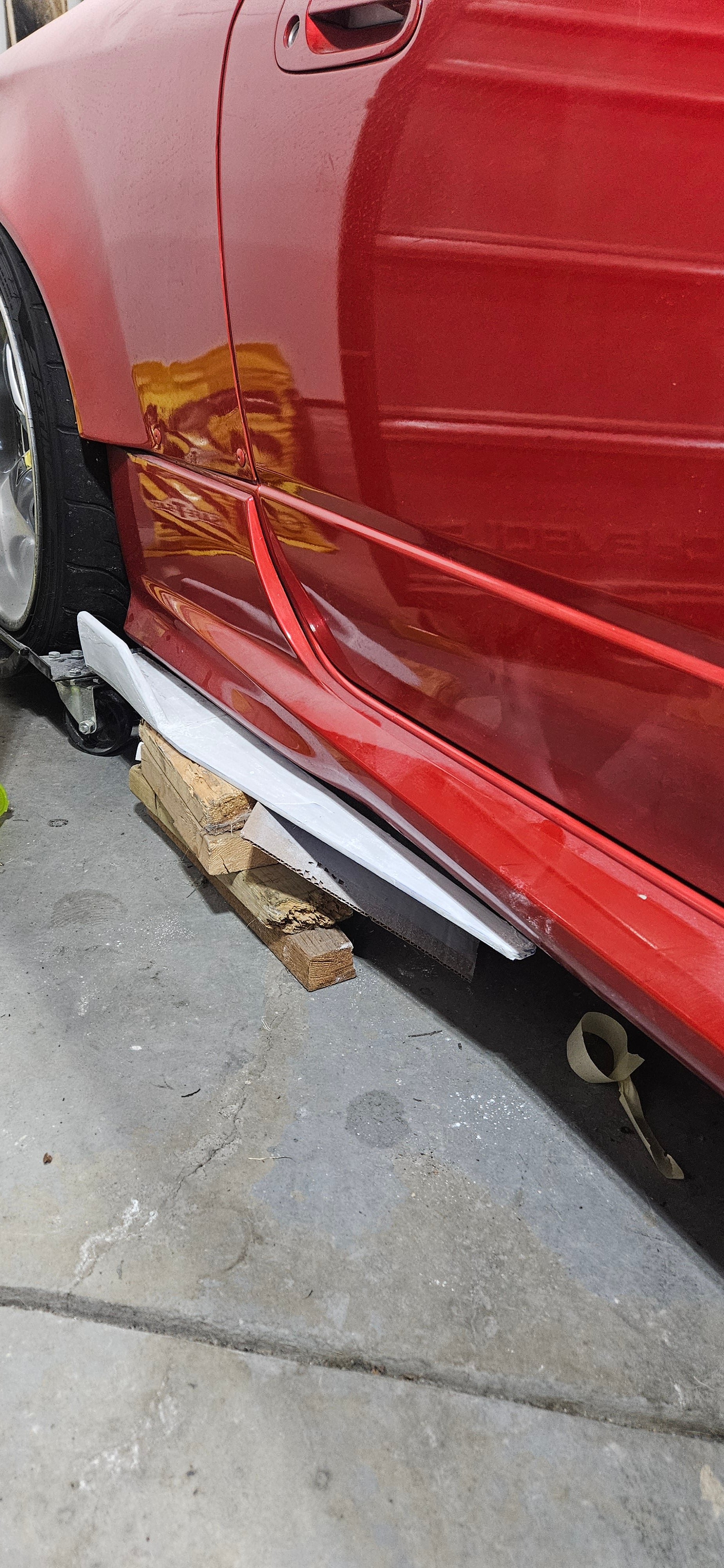 Side skirt canard universal