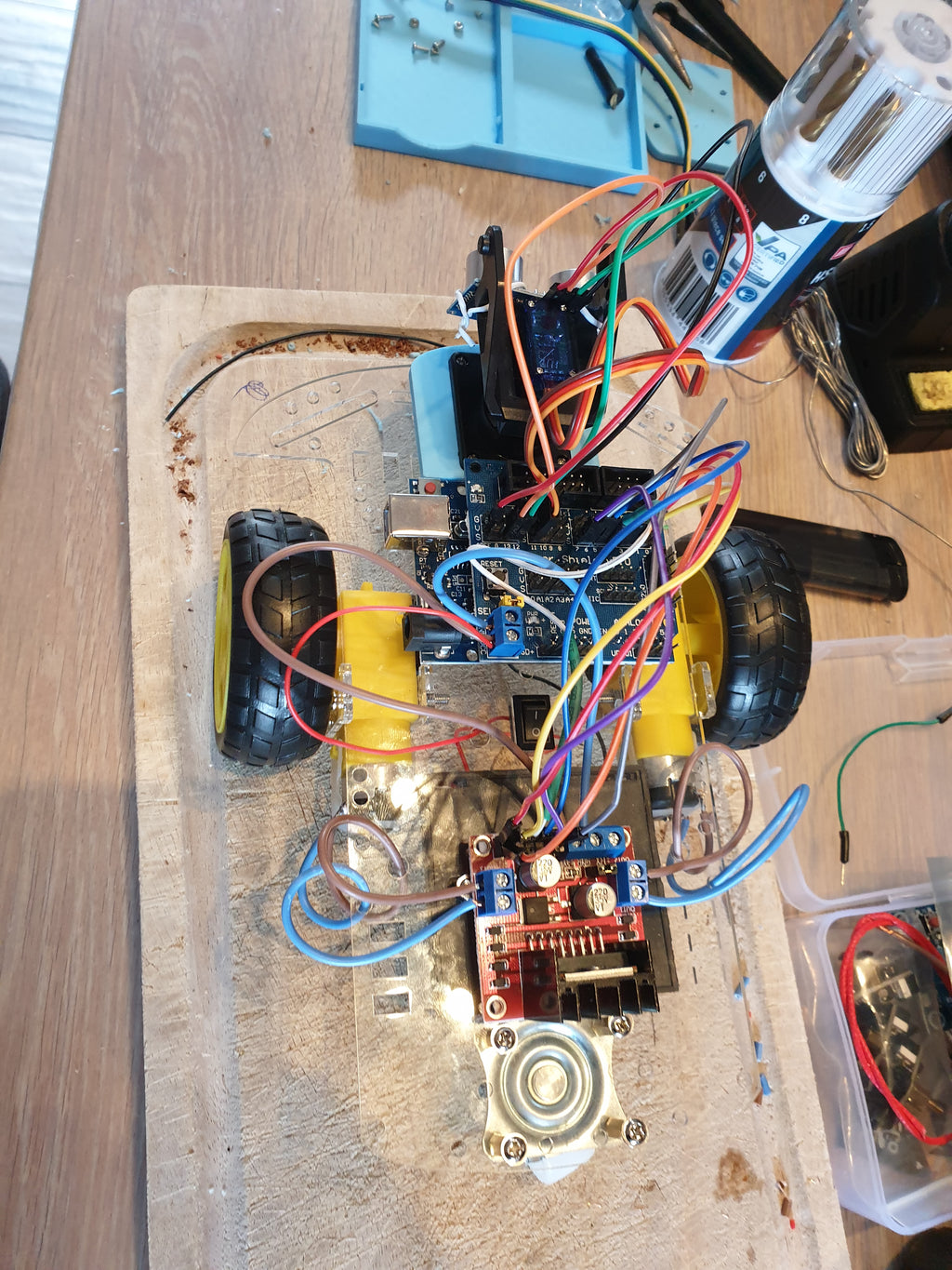 Carrosserie Mad Max pour robot 2WD