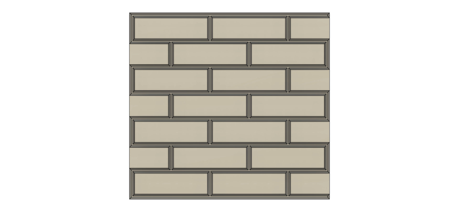 Brick wall texture tool for modeling (clay, etc.)