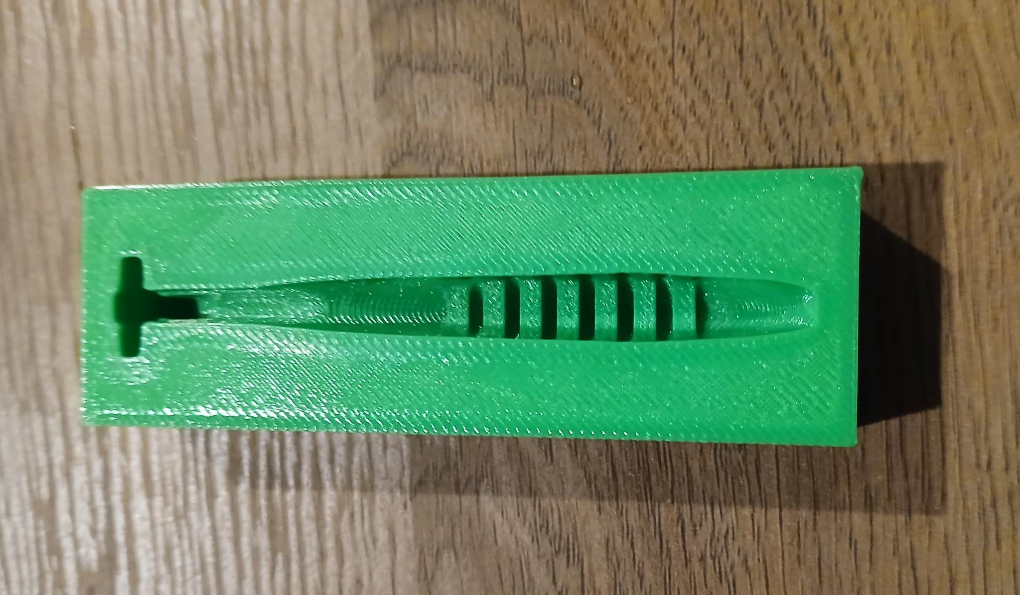 2.8 inch soft plastic swim bait mold