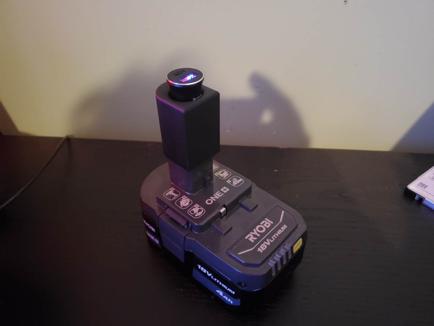 Ryobi 18V to 12V Automotive / Cigarette Adapter