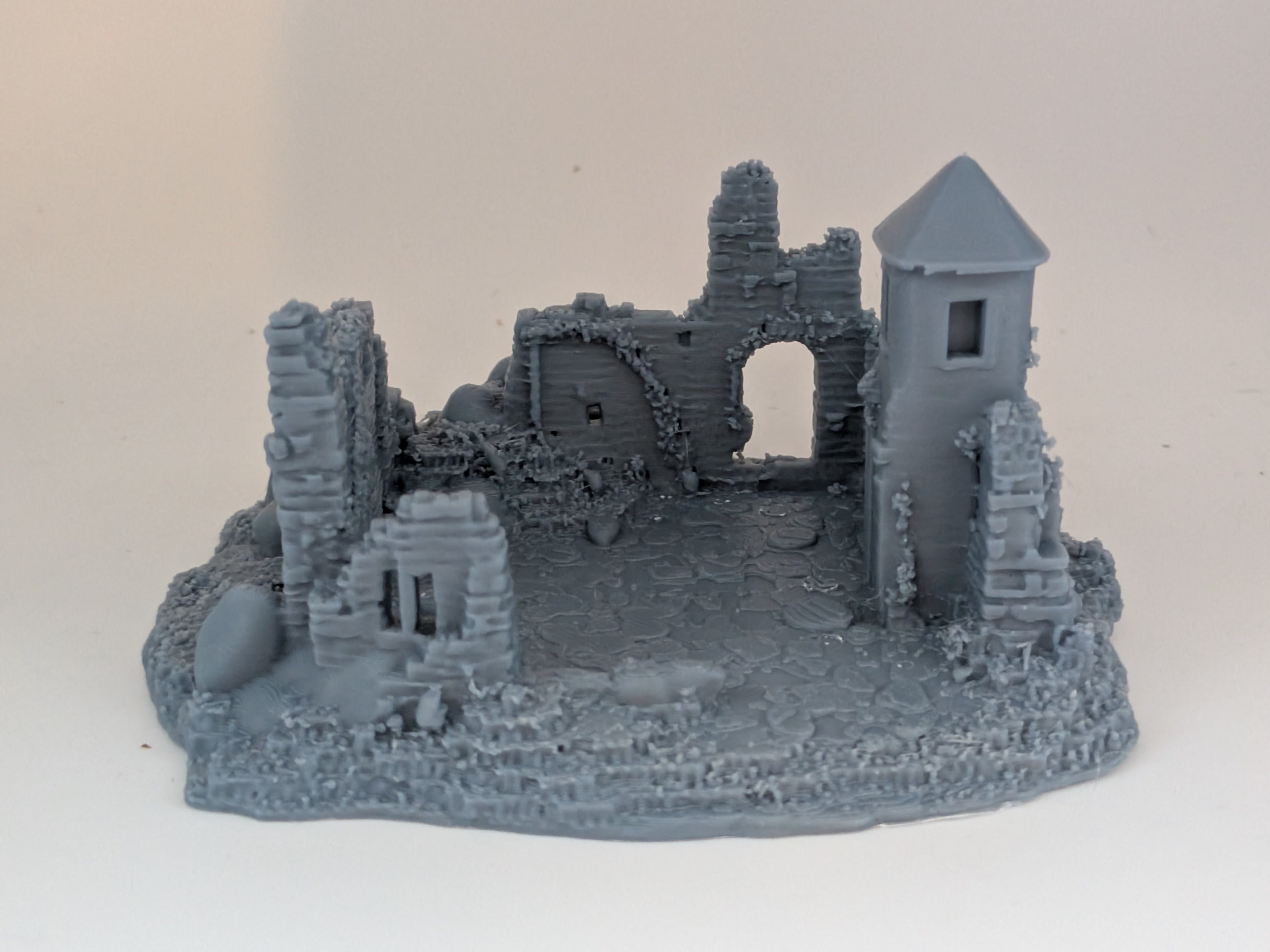 old castle ruin for terrain building