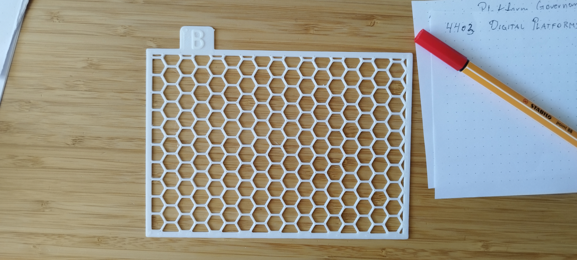 Index card dividers A6, labelled and blank