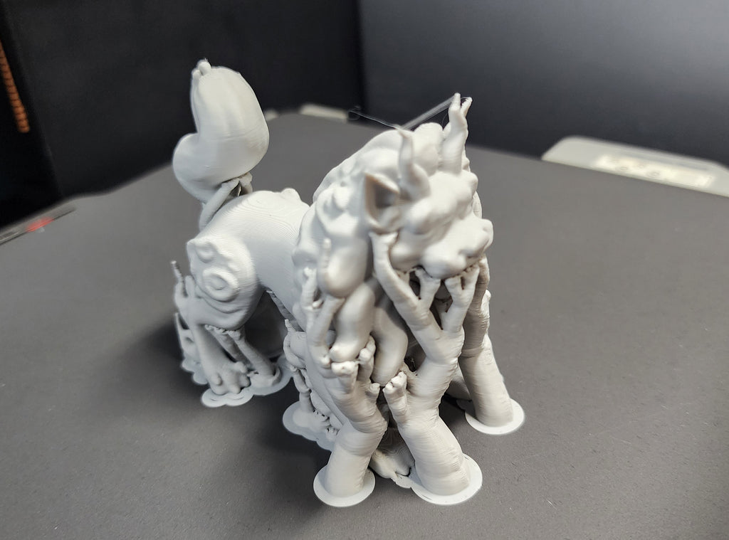 Demon Dog Sculpture