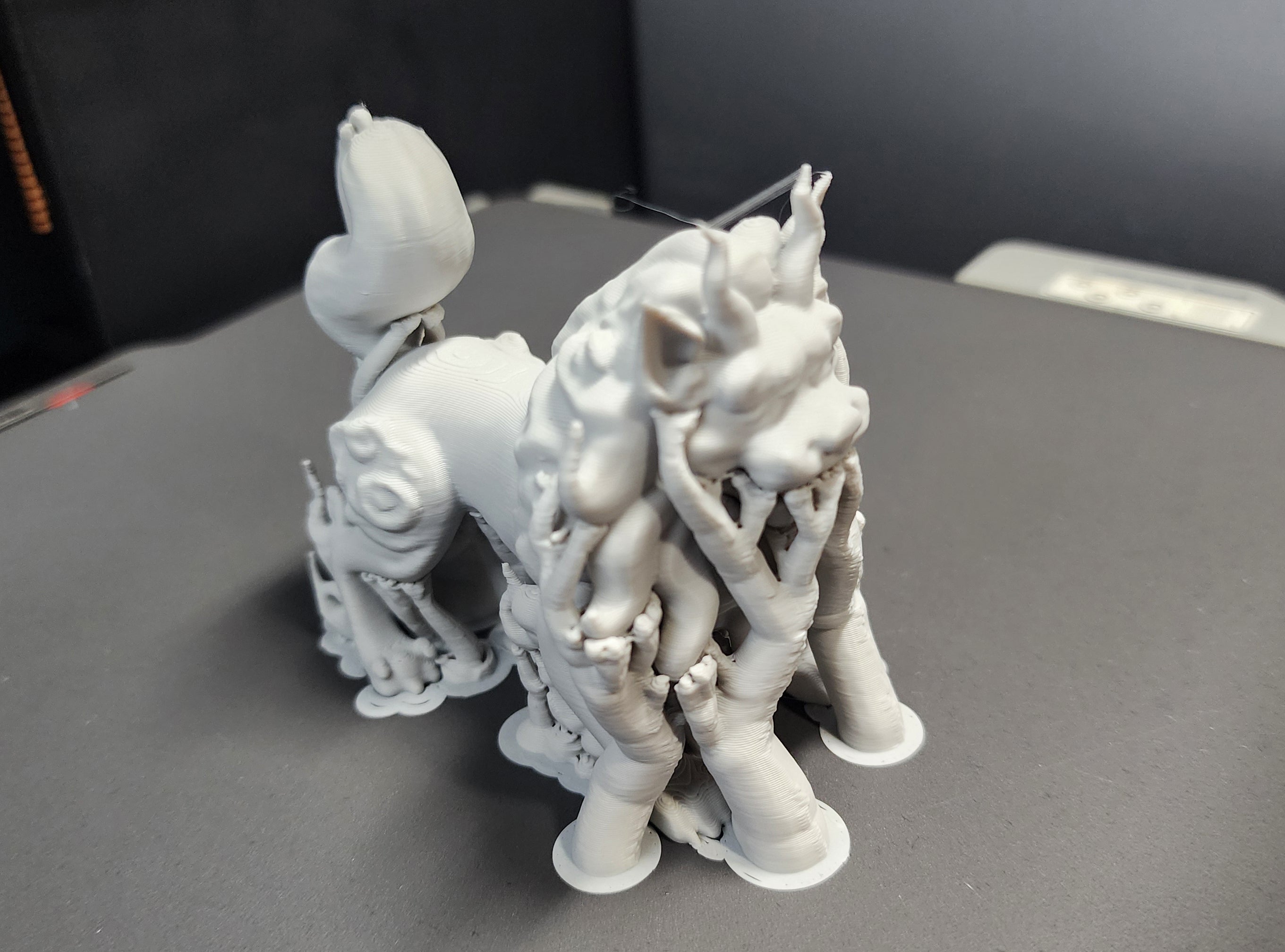 Demon Dog Sculpture