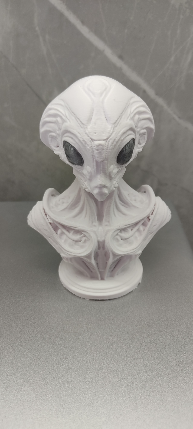 Alien statue