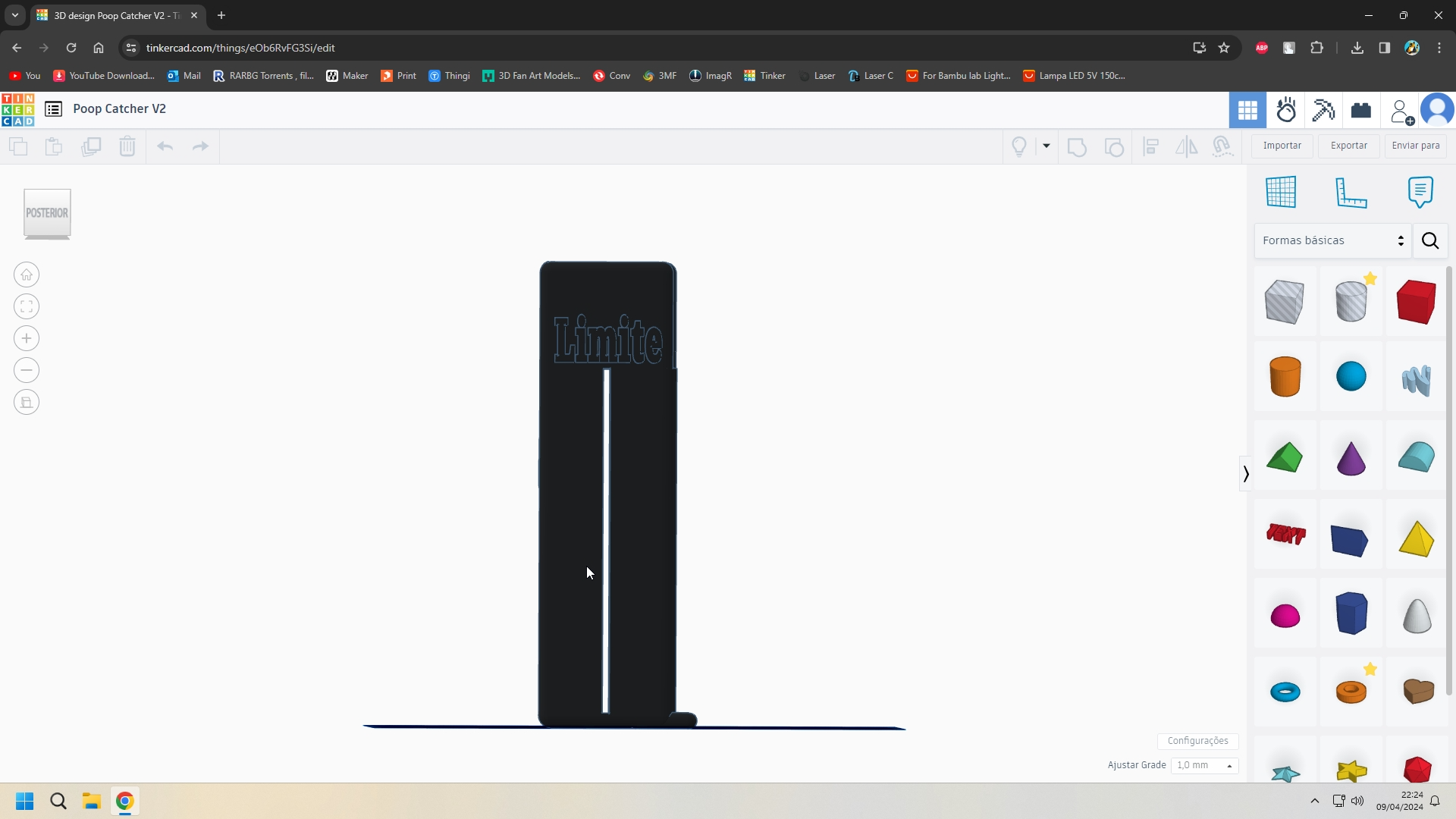 Poop Catcher id hole to see your poop level