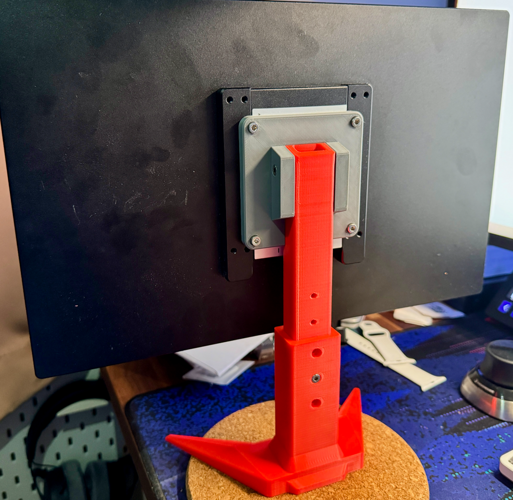 VESA 75x75 Slim vertical monitor stand (Rev. 1.6)