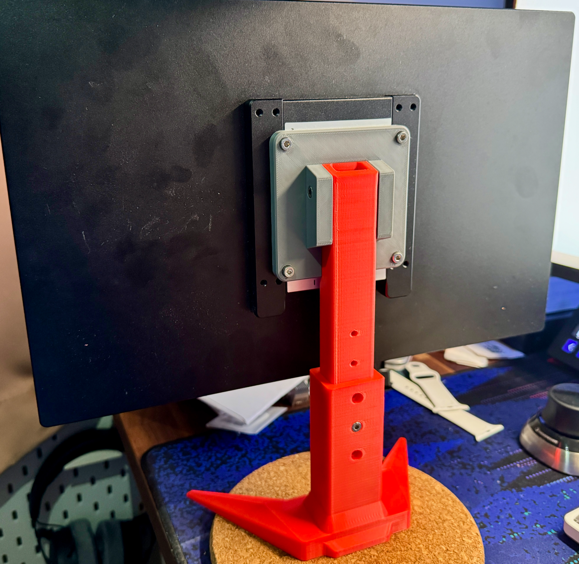 VESA 75x75 Slim vertical monitor stand (Rev. 1.6)