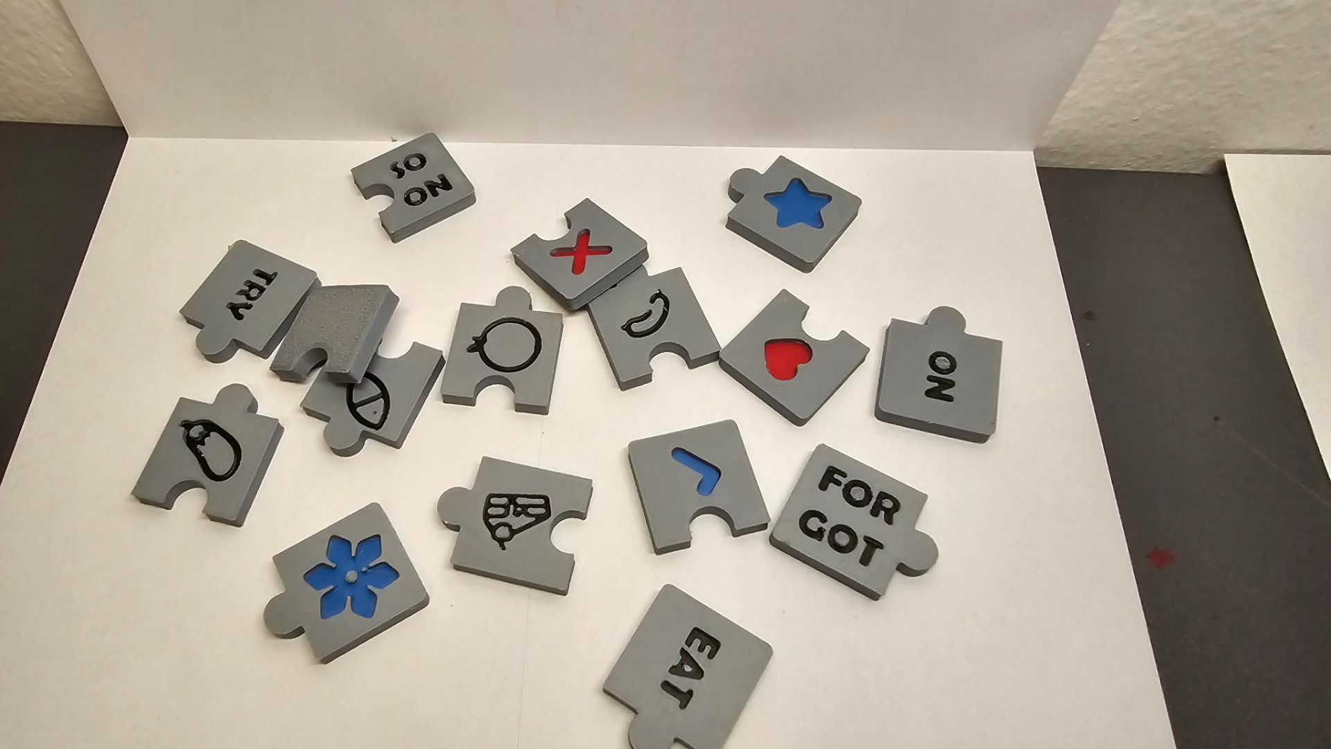 Puzzle Fridge Note magnets