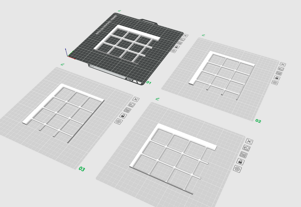 IKEA Kallax Schubladen Gridfinity Gatter