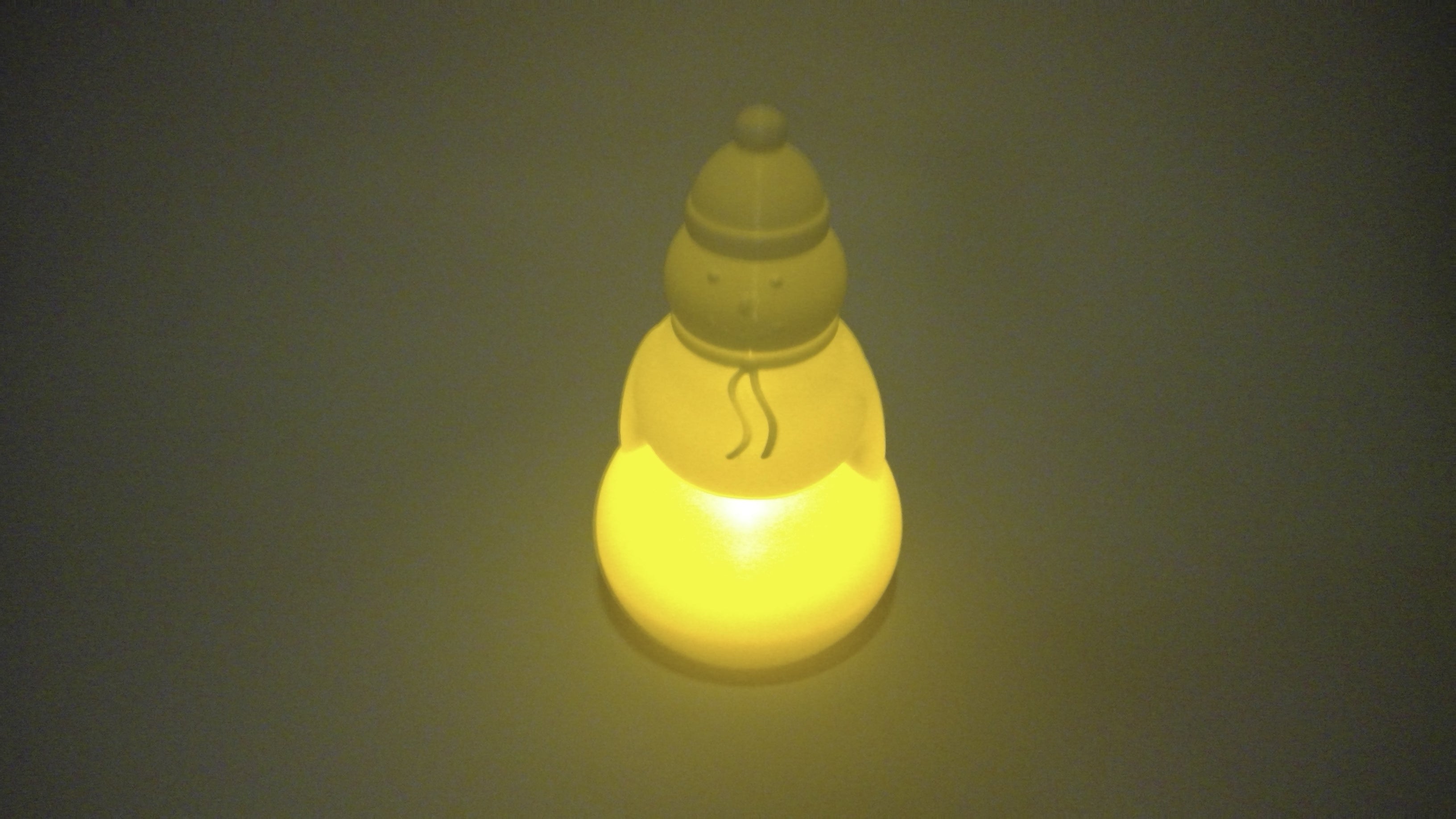 Teelichtschneemann