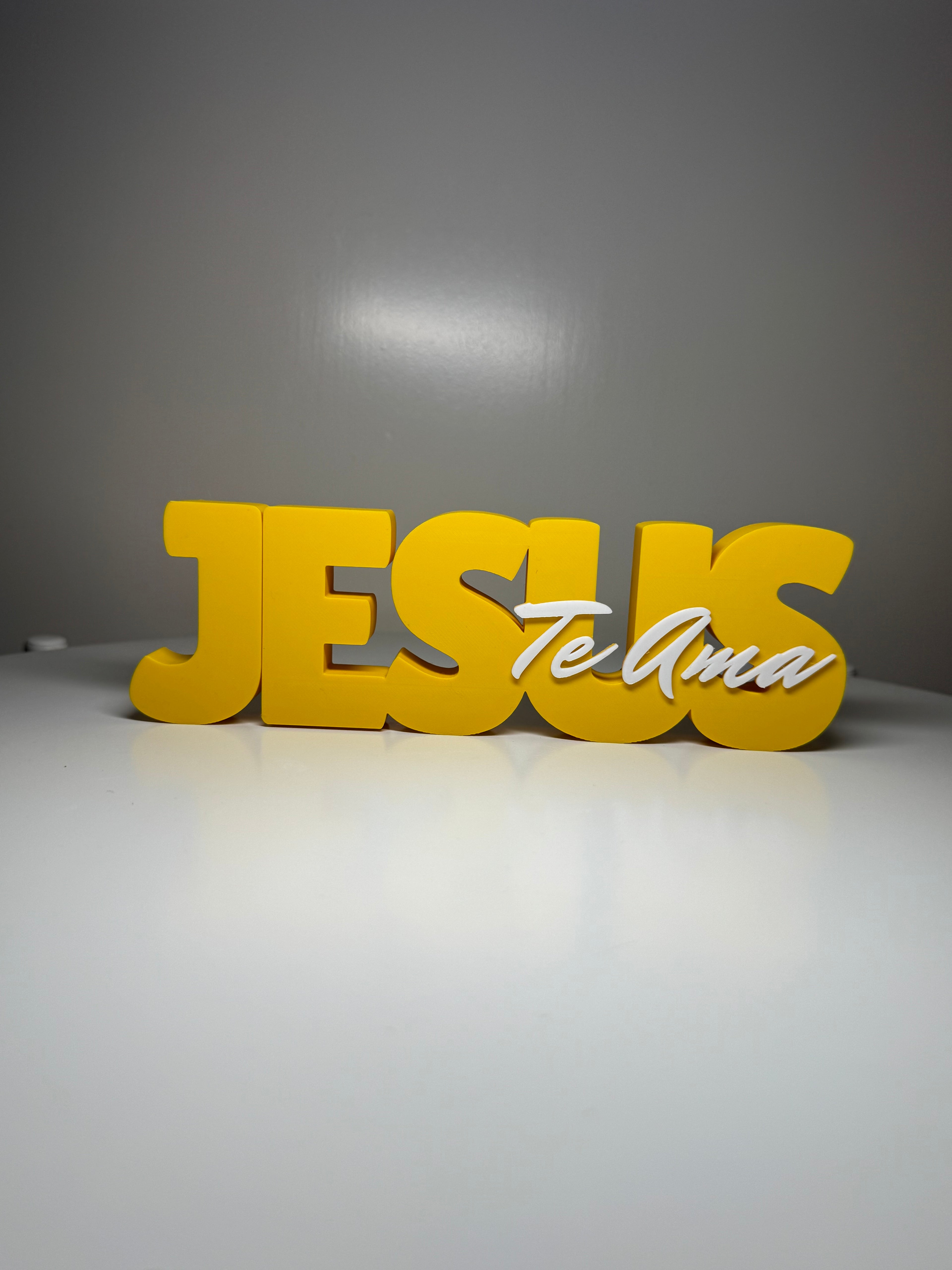 Jesus Te Ama - Placa Decorativa