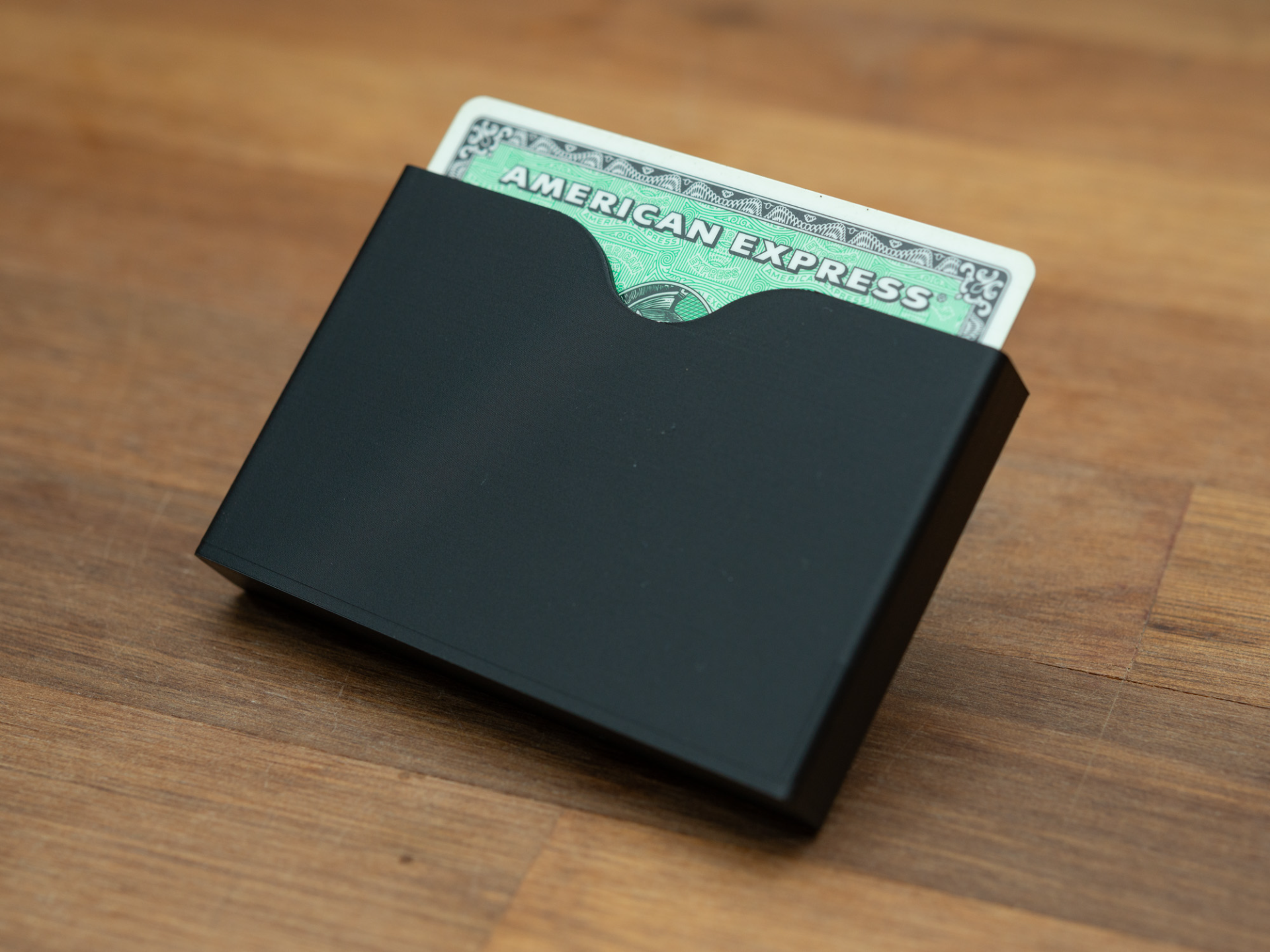Sleek business and credit card holder