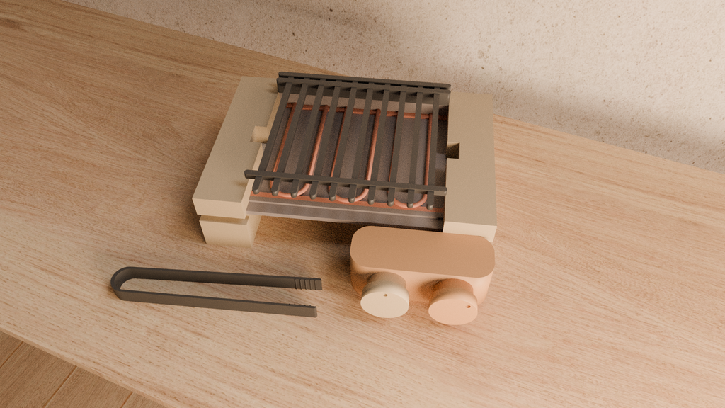 Mini BBQ Grill toy set
