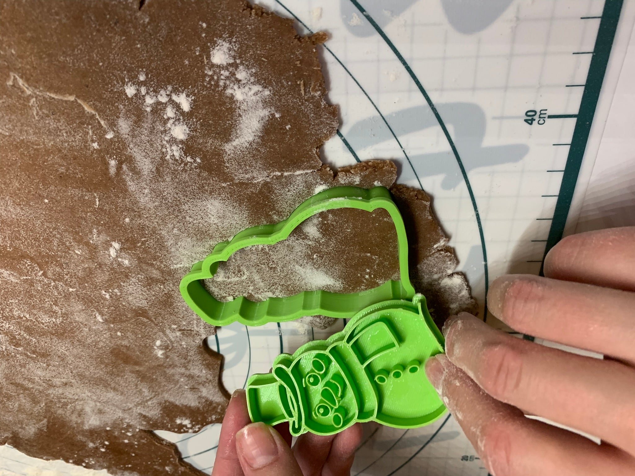 Snowman cookie cutter